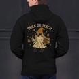 Trick Or Teach Halloween Teacher Men's Hoodie Back Print, gift for family, gift for coworker