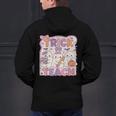 Trick Or Teach Retro Halloween Teacher Look Men's Hoodie Back Print, gift for family, gift for coworker Trick Or Teach Retro Halloween Teacher Look Men's Hoodie Back Print, gift for family, gift for coworker