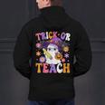 Trick Or Teach Teacher Ghost Teaching Fun Halloween Teacher Men's Hoodie Back Print, gift for family, gift for coworker Trick Or Teach Teacher Ghost Teaching Fun Halloween Teacher Men's Hoodie Back Print, gift for family, gift for coworker
