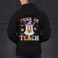 Trick Or Teach Teacher Groovy Ghost Halloween Teacher Men's Hoodie Back Print, Groovy Teacher Hoodies, gift for family, gift for coworker Trick Or Teach Teacher Groovy Ghost Halloween Teacher Men's Hoodie Back Print, Groovy Teacher Hoodies, gift for family, gift for coworker