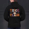 Trick Or Teach Teacher Halloween Costume Men Women Men's Hoodie Back Print, gift for family, gift for coworker Trick Or Teach Teacher Halloween Costume Men Women Men's Hoodie Back Print, gift for family, gift for coworker