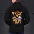 Trick Or Tray Halloween Cafeteria Teacher School Men's Hoodie Back Print, gift for family, gift for coworker Trick Or Tray Halloween Cafeteria Teacher School Men's Hoodie Back Print, gift for family, gift for coworker