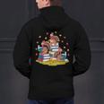 Turkey Reading Books Fall Season Thanksgiving Teacher Book Men's Hoodie Back Print, gift for family, gift for coworker Turkey Reading Books Fall Season Thanksgiving Teacher Book Men's Hoodie Back Print, gift for family, gift for coworker