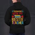 Twinning With My Bestie Teacher Boy Spirit Week Twin Day Men's Hoodie Back Print, gift for family, gift for coworker