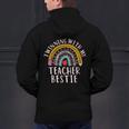 Twinning With My Teacher Bestie Spirit Week Girls Day Kids Men's Hoodie Back Print, gift for family, gift for coworker Twinning With My Teacher Bestie Spirit Week Girls Day Kids Men's Hoodie Back Print, gift for family, gift for coworker