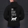 Un Deux Trois Cat Shirt French Teacher Men's Hoodie Back Print, gift for family, gift for coworker Un Deux Trois Cat Shirt French Teacher Men's Hoodie Back Print, gift for family, gift for coworker