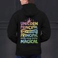 Unicorn Principal Back To School Teacher Appreciation Men's Hoodie Back Print, gift for family, gift for coworker Unicorn Principal Back To School Teacher Appreciation Men's Hoodie Back Print, gift for family, gift for coworker