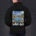 Van Go Retro Vanlife Art Teacher Men's Hoodie Back Print, gift for family, gift for coworker Van Go Retro Vanlife Art Teacher Men's Hoodie Back Print, gift for family, gift for coworker