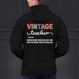 Vintage Teacher Knows More Than She Says Outfit Definition Men's Hoodie Back Print, gift for family, gift for coworker Vintage Teacher Knows More Than She Says Outfit Definition Men's Hoodie Back Print, gift for family, gift for coworker