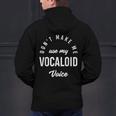 Vocaloid Voice Vocal Music Teacher Singer Singing Men's Hoodie Back Print, gift for family, gift for coworker Vocaloid Voice Vocal Music Teacher Singer Singing Men's Hoodie Back Print, gift for family, gift for coworker