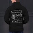 Wellness Wednesday Nurse Counselor Teacher Quotes Men's Hoodie Back Print, gift for family, gift for coworker