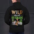 Wild About 1st Grade Teacher Student First Grade Zoo Safari Men's Hoodie Back Print, First Grade Teacher Hoodies, gift for family, gift for coworker Wild About 1st Grade Teacher Student First Grade Zoo Safari Men's Hoodie Back Print, First Grade Teacher Hoodies, gift for family, gift for coworker