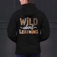 Wild About Learning Back To School First Day Teacher Student Men's Hoodie Back Print, gift for family, gift for coworker Wild About Learning Back To School First Day Teacher Student Men's Hoodie Back Print, gift for family, gift for coworker