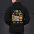 Wild About Teaching Safari Jungle School Teacher Men's Hoodie Back Print, gift for family, gift for coworker Wild About Teaching Safari Jungle School Teacher Men's Hoodie Back Print, gift for family, gift for coworker