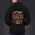 Will Trade Students For Candy Halloween Costume Teacher Men's Hoodie Back Print, gift for family, gift for coworker