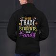 Will Trade Students For Candy Teacher Cute Halloween Costume Men's Hoodie Back Print, gift for family, gift for coworker Will Trade Students For Candy Teacher Cute Halloween Costume Men's Hoodie Back Print, gift for family, gift for coworker