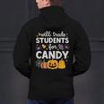 Will Trade Students For Candy Teacher Cute Halloween Men's Hoodie Back Print, gift for family, gift for coworker Will Trade Students For Candy Teacher Cute Halloween Men's Hoodie Back Print, gift for family, gift for coworker