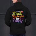 Will Trade Students For Candy Teacher Halloween Costume Men's Hoodie Back Print, gift for family, gift for coworker