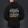 Will Trade Students For Candy Teacher Halloween Costume Tee Men's Hoodie Back Print, gift for family, gift for coworker Will Trade Students For Candy Teacher Halloween Costume Tee Men's Hoodie Back Print, gift for family, gift for coworker