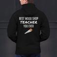 Wood Shop Teacher For Dad From Student Men's Hoodie Back Print, gift for family, gift for coworker Wood Shop Teacher For Dad From Student Men's Hoodie Back Print, gift for family, gift for coworker