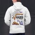 4489 Square Root 67 Math Teacher Halloween Costume Professor Men's Hoodie Back Print, gift for family, gift for coworker