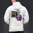 67 Math Teacher Meme Brainrot Six Seven Halloween Equation Men's Hoodie Back Print, gift for family, gift for coworker