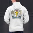 ABCD Highway To Spell Pencil Teacher & Student Font Me Men's Hoodie Back Print, gift for family, gift for coworker ABCD Highway To Spell Pencil Teacher & Student Font Me Men's Hoodie Back Print, gift for family, gift for coworker