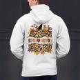 Autumn Fall SPED ED Teacher Thankful Grateful Pumpkin Retro Men's Hoodie Back Print, gift for family, gift for coworker