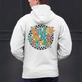 Back To School Groovy Teacher 1st First Grade Crew Squad Men's Hoodie Back Print, Groovy Teacher Hoodies, First Grade Teacher Hoodies, gift for family, gift for coworker