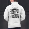 Blessed To Be A Catholic School Teacher Christian Teaching Men's Hoodie Back Print, gift for family, gift for coworker Blessed To Be A Catholic School Teacher Christian Teaching Men's Hoodie Back Print, gift for family, gift for coworker