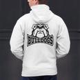 Bulldogs Teacher Student School Sports Fan Team Spirit Men's Hoodie Back Print, gift for family, gift for coworker