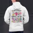 Can't Talk Right Now Doing Teacher Stuff Men's Hoodie Back Print, gift for family, gift for coworker Can't Talk Right Now Doing Teacher Stuff Men's Hoodie Back Print, gift for family, gift for coworker