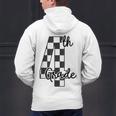 Checkered Fourth Grade Back To School Teachers Students Men's Hoodie Back Print, gift for family, gift for coworker Checkered Fourth Grade Back To School Teachers Students Men's Hoodie Back Print, gift for family, gift for coworker