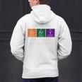 Chemisty Science Teacher Periodic Table Halloween Men's Hoodie Back Print, Science Teacher Hoodies, gift for family, gift for coworker