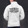 THIS IS MY COSTUME Eraser Teacher Halloween Costume Men's Hoodie Back Print, gift for family, gift for coworker THIS IS MY COSTUME Eraser Teacher Halloween Costume Men's Hoodie Back Print, gift for family, gift for coworker