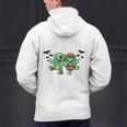 Creepin It Real Monster School Preschool Teacher Halloween Men's Hoodie Back Print, gift for family, gift for coworker