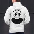 Creepy Carrots Face Teacher Halloween Costume Matching Men's Hoodie Back Print, gift for family, gift for coworker Creepy Carrots Face Teacher Halloween Costume Matching Men's Hoodie Back Print, gift for family, gift for coworker