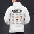 Daycare Preschool Infant Teacher Thing I Do In The Classroom Men's Hoodie Back Print, gift for family, gift for coworker