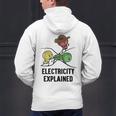 Electricity Explained Physics Nerd I Teacher School Men's Hoodie Back Print, gift for family, gift for coworker Electricity Explained Physics Nerd I Teacher School Men's Hoodie Back Print, gift for family, gift for coworker