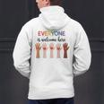Everyone Is Welcome Here Idaho Teacher Men's Hoodie Back Print, gift for family, gift for coworker Everyone Is Welcome Here Idaho Teacher Men's Hoodie Back Print, gift for family, gift for coworker