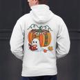 Fall Book Pumpkin Books Ghost Reading Halloween Teacher Men's Hoodie Back Print, gift for family, gift for coworker Fall Book Pumpkin Books Ghost Reading Halloween Teacher Men's Hoodie Back Print, gift for family, gift for coworker