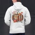 Fall Book Pumpkin Retro Reading Halloween Teacher Men's Hoodie Back Print, gift for family, gift for coworker Fall Book Pumpkin Retro Reading Halloween Teacher Men's Hoodie Back Print, gift for family, gift for coworker
