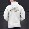 Ghosts Reading Books Library Halloween Teacher Men Women Kid Men's Hoodie Back Print, gift for family, gift for coworker Ghosts Reading Books Library Halloween Teacher Men Women Kid Men's Hoodie Back Print, gift for family, gift for coworker