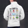 God Says Im Teacher Christian Back To School Religious Men's Hoodie Back Print, gift for family, gift for coworker God Says Im Teacher Christian Back To School Religious Men's Hoodie Back Print, gift for family, gift for coworker