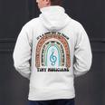 Good Day To Teach Tiny Musicians Piano Music Teacher Women Men's Hoodie Back Print, gift for family, gift for coworker