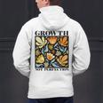 Growth Not Perfection Abstract Florals SPED Teacher Men's Hoodie Back Print, gift for family, gift for coworker Growth Not Perfection Abstract Florals SPED Teacher Men's Hoodie Back Print, gift for family, gift for coworker