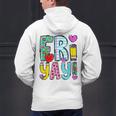 Happy Fri-Yay Friday Lovers Fun Teacher Life FriYay Weekend Men's Hoodie Back Print, gift for family, gift for coworker Happy Fri-Yay Friday Lovers Fun Teacher Life FriYay Weekend Men's Hoodie Back Print, gift for family, gift for coworker