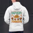 Humor I Teach The Cutest Turkeys Thanksgiving Teacher Men's Hoodie Back Print, gift for family, gift for coworker Humor I Teach The Cutest Turkeys Thanksgiving Teacher Men's Hoodie Back Print, gift for family, gift for coworker