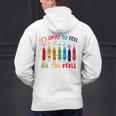 Its Okay To Feel All The Feels Mood Color Crayons Teacher Men's Hoodie Back Print, gift for family, gift for coworker Its Okay To Feel All The Feels Mood Color Crayons Teacher Men's Hoodie Back Print, gift for family, gift for coworker
