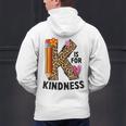 K Is For Kindness Unity Day Teacher Kids Men's Hoodie Back Print, gift for family, gift for coworker